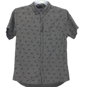 NYC Descendent‎ car button down Short Sleeve shirt